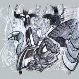 rof lounge手绘插画作品