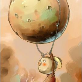 一组韩国的个性插画