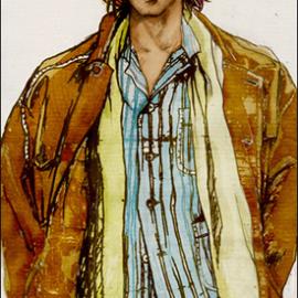 超级时尚的商业插画