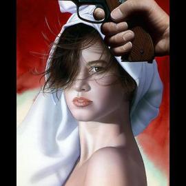 日本大师笔下的逼真美女