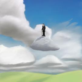 可爱的梦幻插画