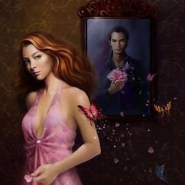 绚丽梦幻美女－手绘系列