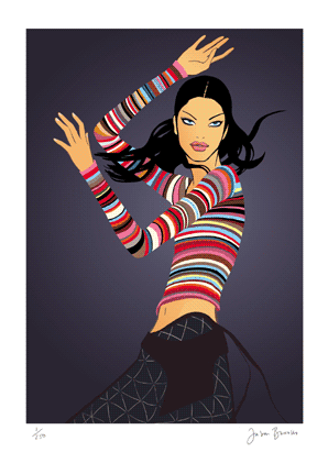 Jason Brllks插画 : 都市里的女人