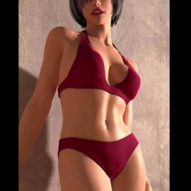 超写实CG美女特写