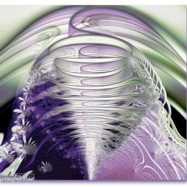 神奇分形艺术作品欣赏：雨季的丁香