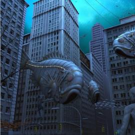 Danny Felch 作品" They came From the Sea"