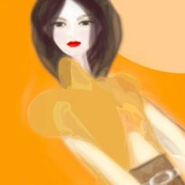 高桥里季的美少女插画作品