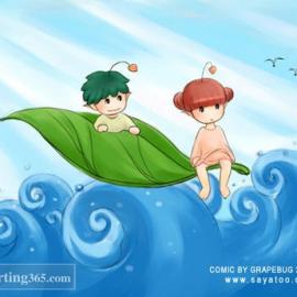 精彩儿童插画，色彩柔和