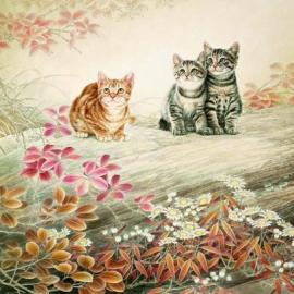 邢诚爱绘画作品： 回望