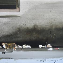 惬意和灵动的水墨画