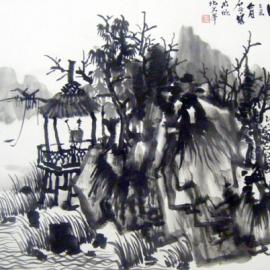 何加林国画作品欣赏