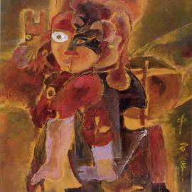 石虎国画作品欣赏