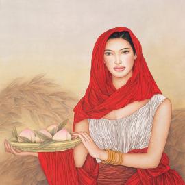 冯长江国画人物欣赏一