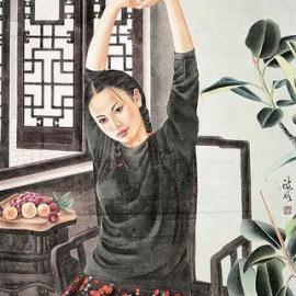 陈政明国画欣赏