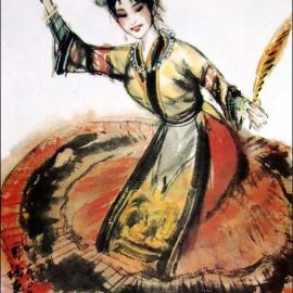 李自强国画欣赏