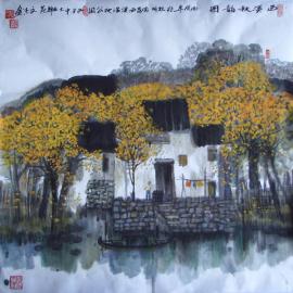 陶文杰彩墨国画欣赏