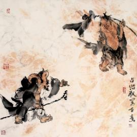 梁占岩国画欣赏