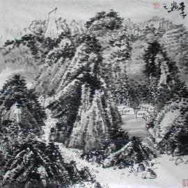 张平子国画欣赏