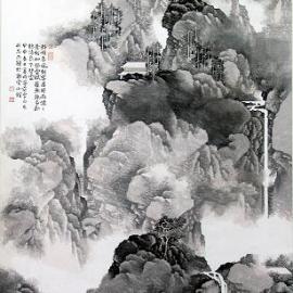 李虚白国画欣赏