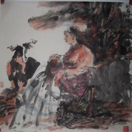 罗江国画作品欣赏