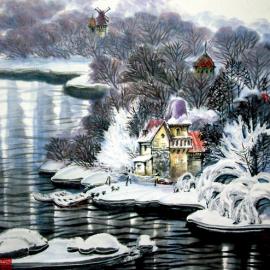 姜恩莉国画欣赏