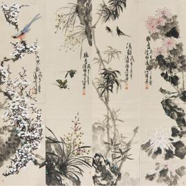 付强国画作品欣赏