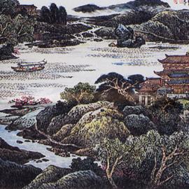 杨建兮国画欣赏