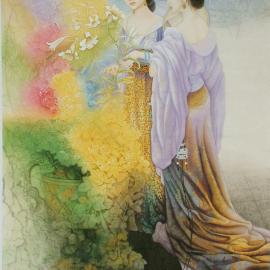 王龙飞国画欣赏