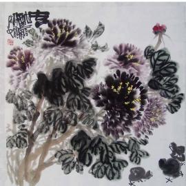 贾成中 国画欣赏