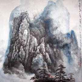 黄山 国画欣赏