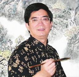 画家唐湘子山水作品