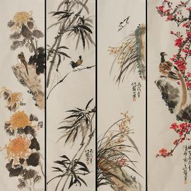 画家付强国画作品