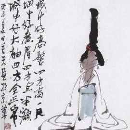 徐鹏飞水墨漫画欣赏(二)