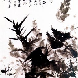 张大千国画欣赏一