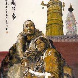 梁平波走进阳光绘西藏