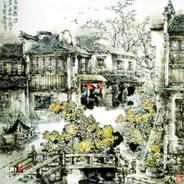 林玉宇山水画欣赏