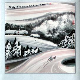 周墨冰雪画欣赏