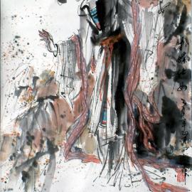 刘开富人物鞍马画作品欣赏（一）