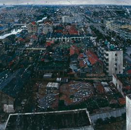 周栋 我的城大幅油画作品映射时代变迁