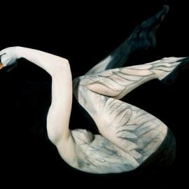 Gesine Marwedel人体彩绘作品