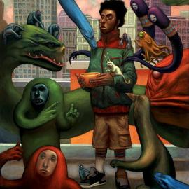 Dennis Brown油画作品