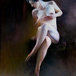 侯滨人体油画作品