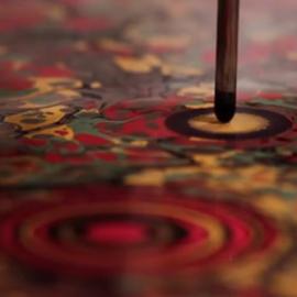 土耳其Ebru（湿拓画）：如梦如幻的水世界