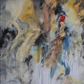 黄月花鸟油画集