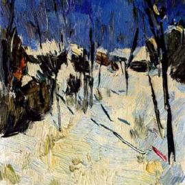 谌北新油画作品