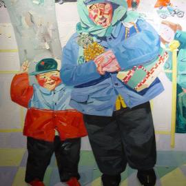 袁俐油画作品欣赏