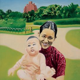 景柯文油画欣赏