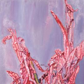 蔡锦美人蕉油画系列一