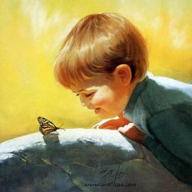 法国画家 Donald Zolan 儿童水彩画集三