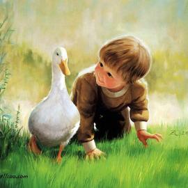 法国画家 Donald Zolan 儿童水彩画集一